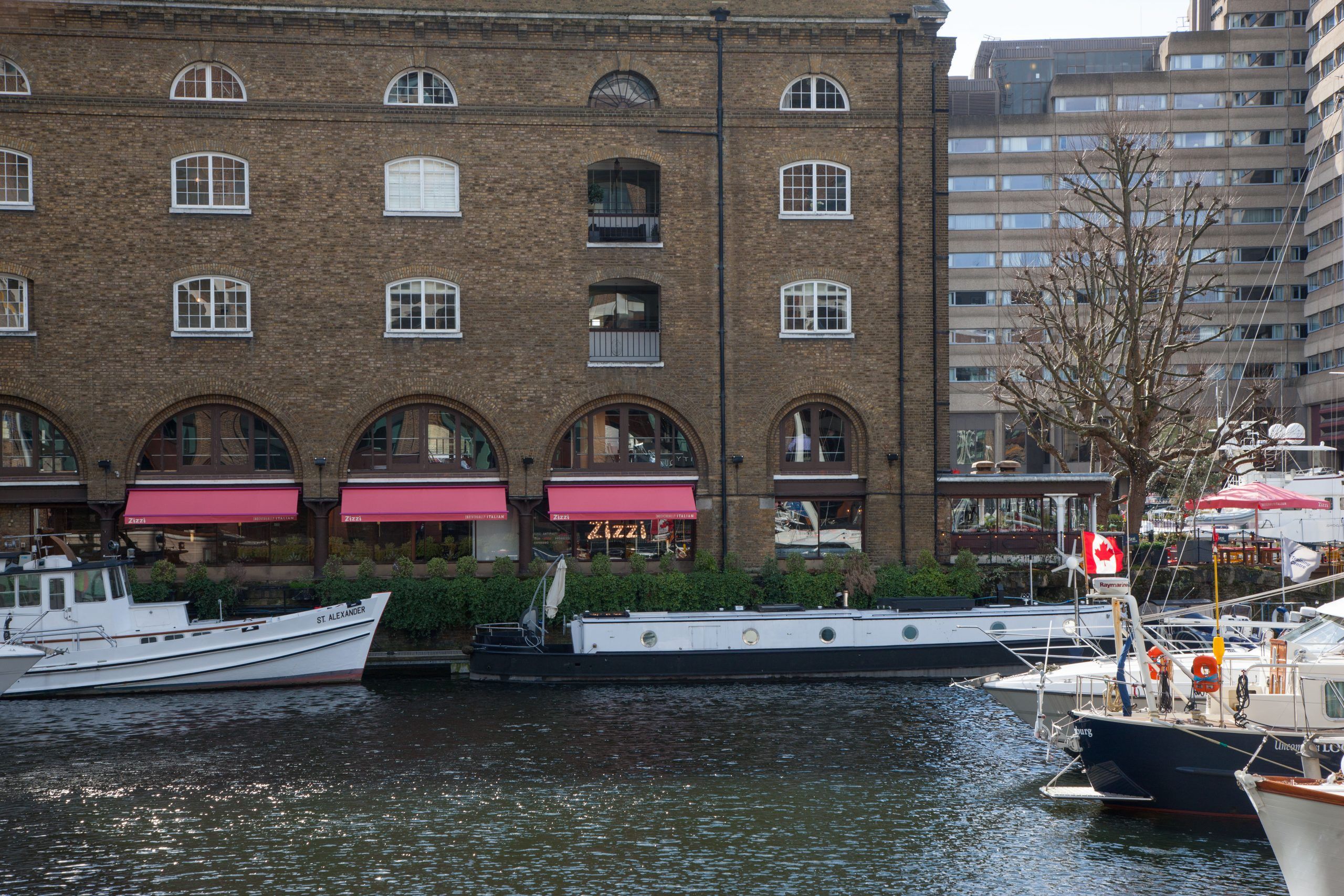 Zizzi St Katherine’s Dock. 