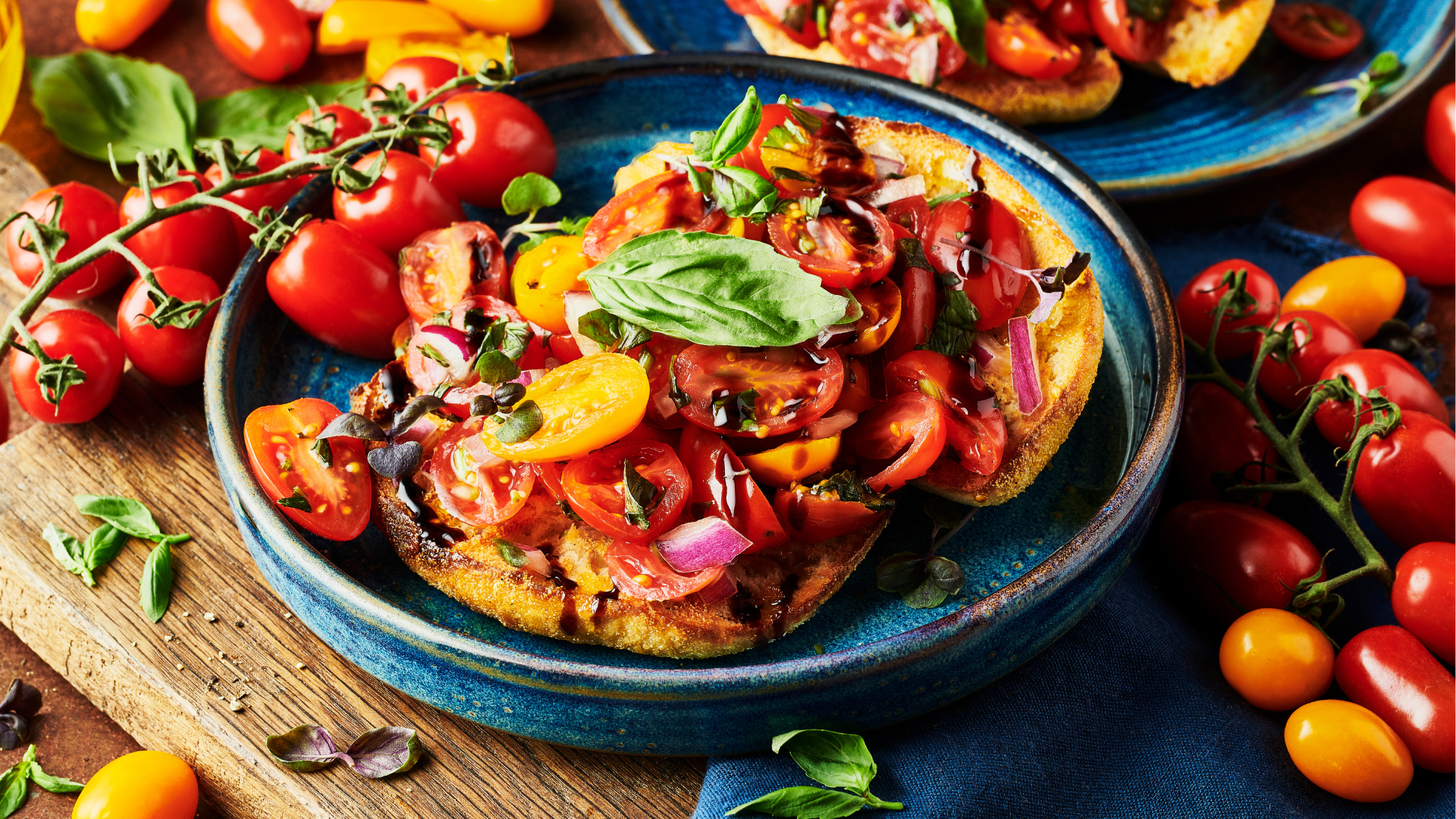 Bruschetta with tomatoes